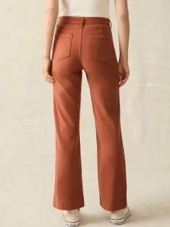 Pants^Faherty Brand Stretch Terry Patch Pocket Pant - Imperial Topaz