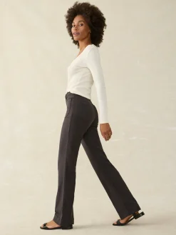 Pants^Faherty Brand Stretch Terry Patch Pocket Pant - Washed Black