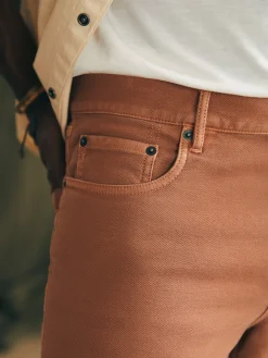 Pants^Faherty Brand Stretch Terry 5-Pocket Athletic Fit Pant (32" Inseam) - Mesa Red