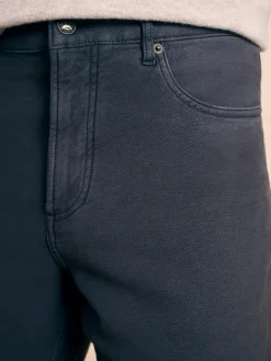 Pants^Faherty Brand Stretch Terry 5-Pocket Athletic Fit Pant - Navy