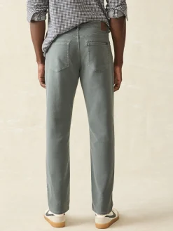Pants^Faherty Brand Stretch Terry 5-Pocket Athletic Fit Pant - Slate