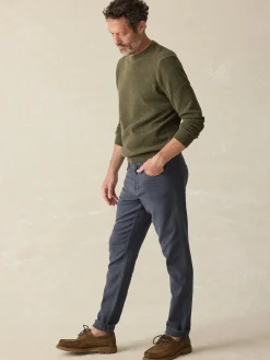 Pants^Faherty Brand Stretch Terry 5-Pocket Pant - Navy