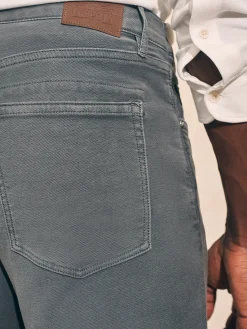 Pants^Faherty Brand Stretch Terry 5-Pocket Pant - Slate