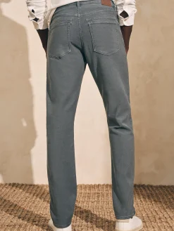 Pants^Faherty Brand Stretch Terry 5-Pocket Pant - Slate