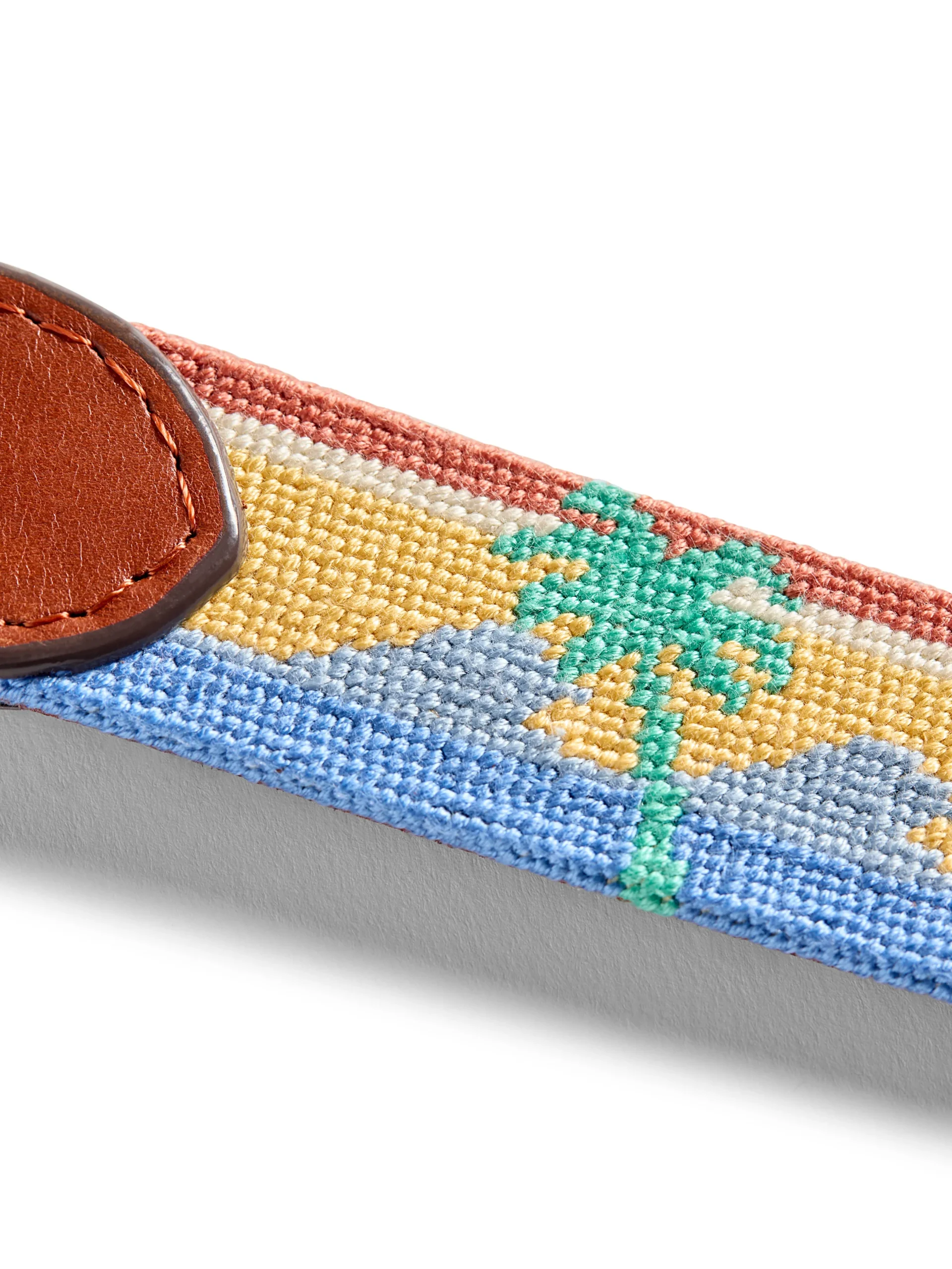 Belts^Faherty Brand s Embroidered Belt - Sun And Wave