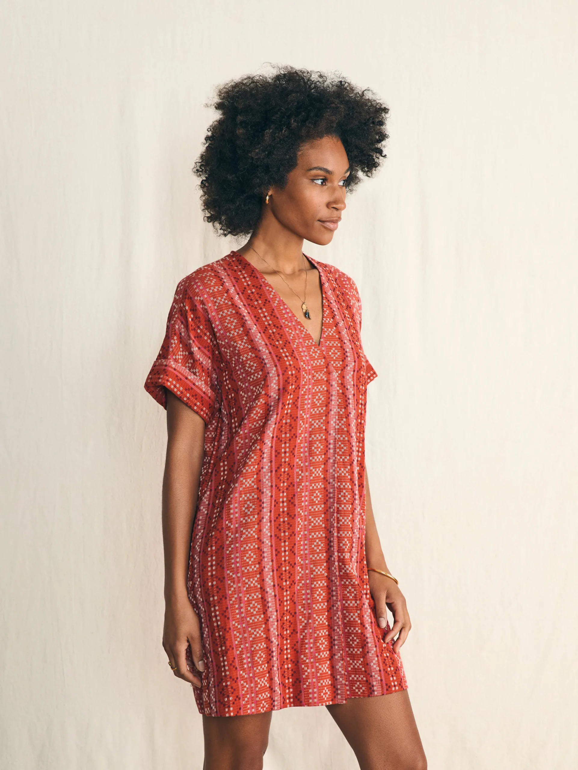 Dresses^Faherty Brand Sunset Land Sanibel Dress - Sunset Land Jacquard