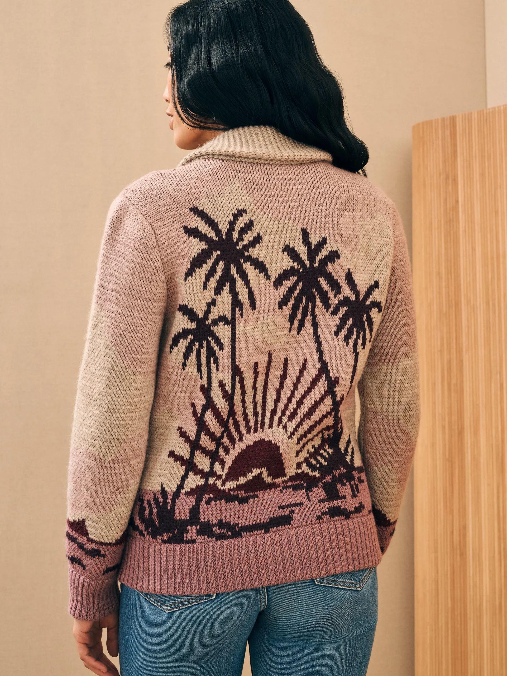 Sweaters^Faherty Brand Beach Cardigan - Sunset Palm