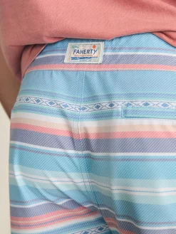 Swim^Faherty Brand Sunwashed Boardshort - Island Sunrise