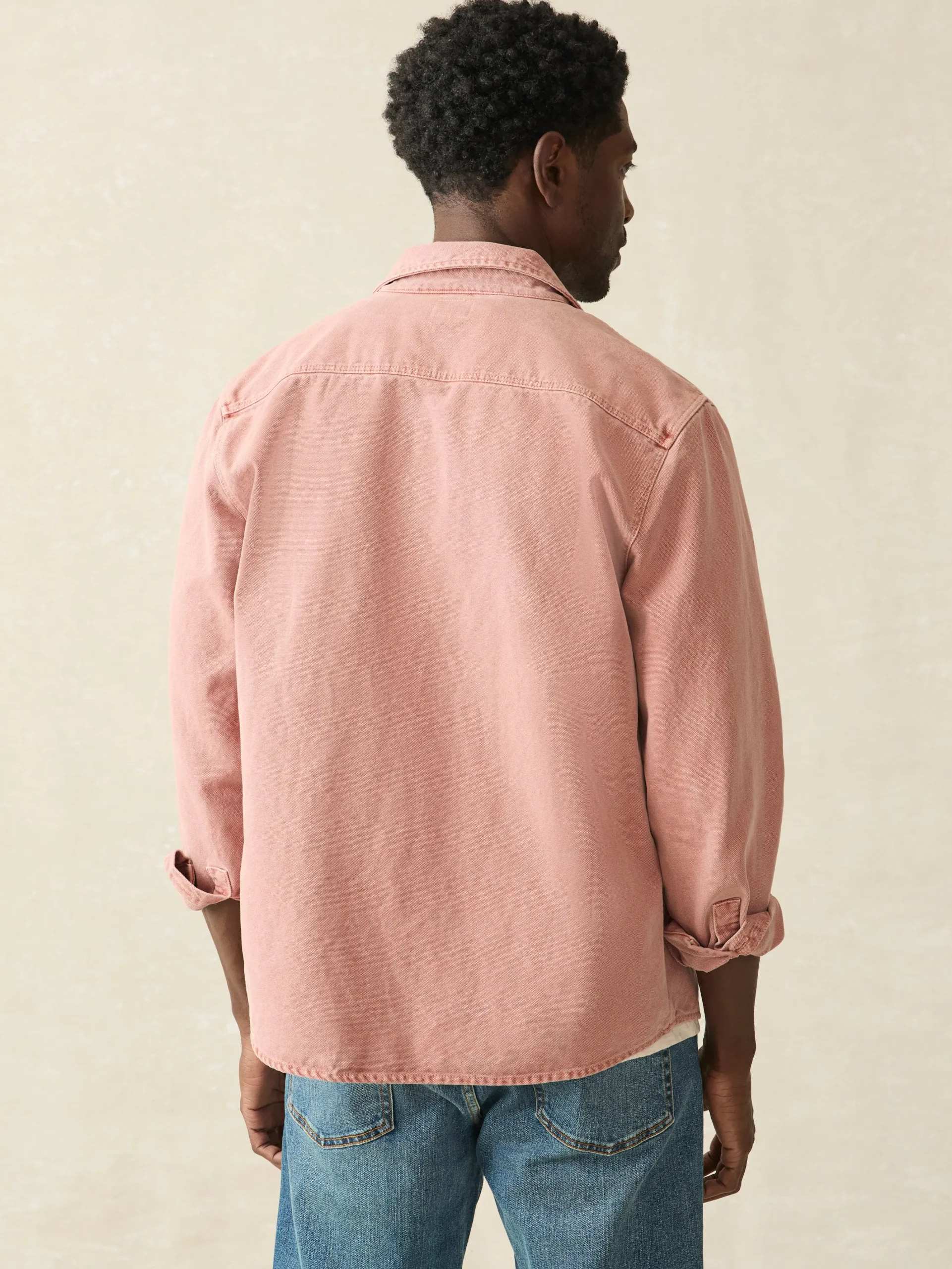 Jackets & Vests^Faherty Brand Sunwashed CPO - Sunset Clay