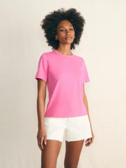 T-Shirts^Faherty Brand Sunwashed Crew Tee - Cone Flower