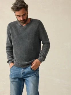 Sweaters^Faherty Brand Sunwashed Crewneck Sweater (Tall) - Faded Black