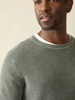 Sweaters^Faherty Brand Sunwashed Crewneck Sweater (Tall) - Mountain Olive
