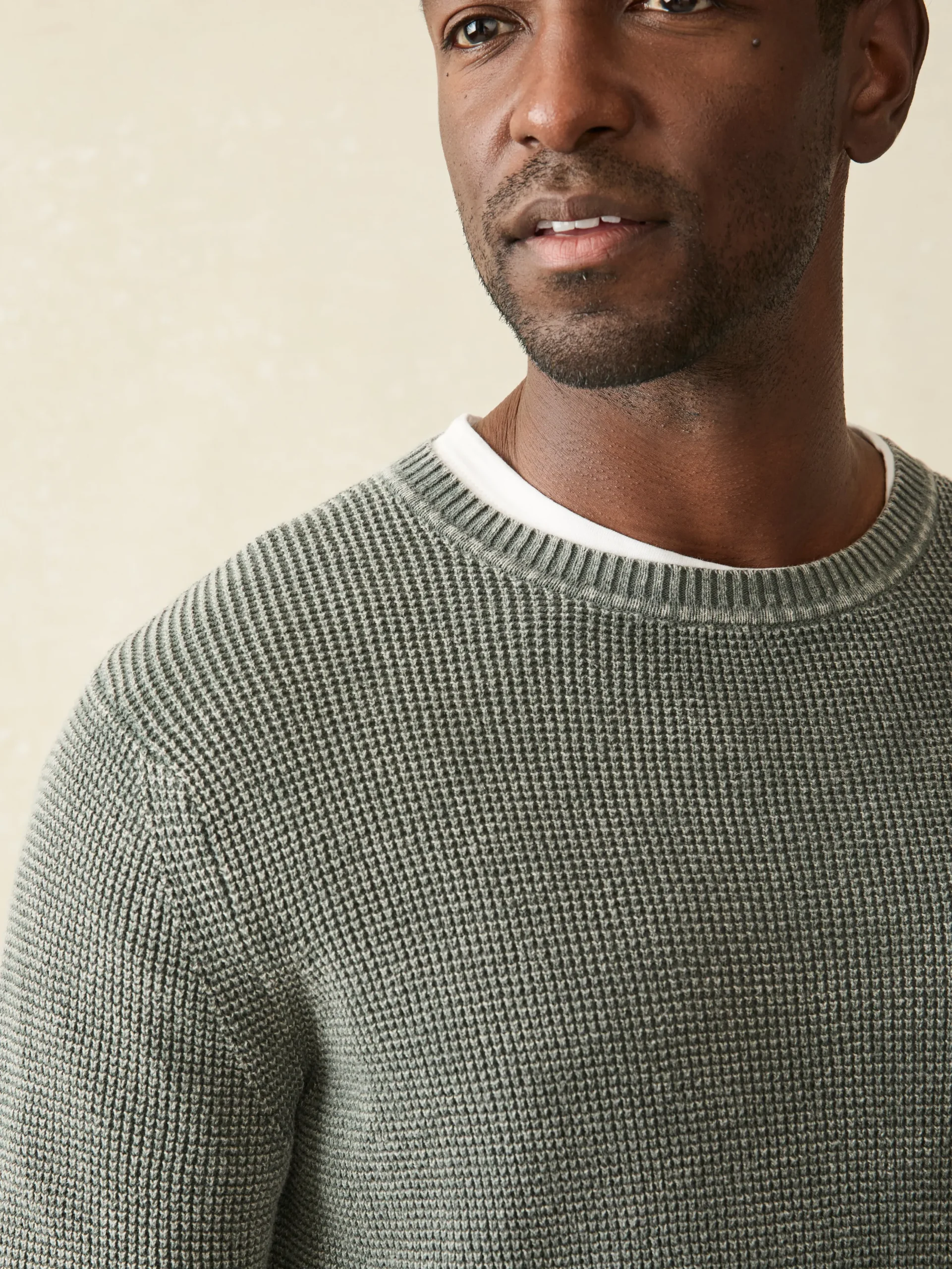 Sweaters^Faherty Brand Sunwashed Crewneck Sweater (Tall) - Mountain Olive