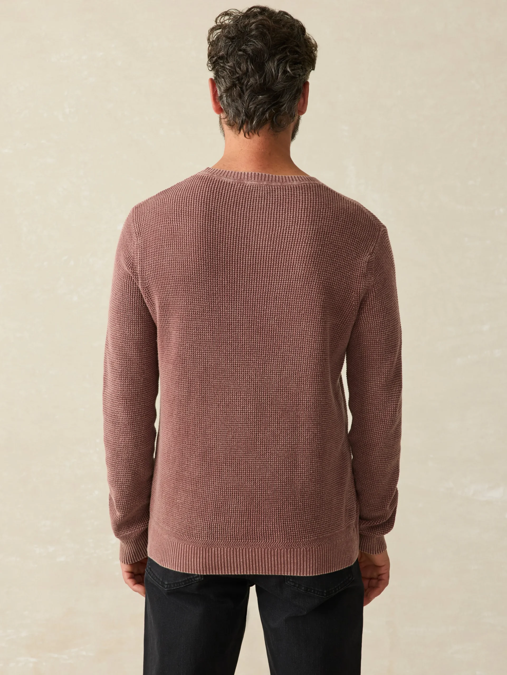 Sweaters^Faherty Brand Sunwashed Crewneck Sweater (Tall) - Plum Wine