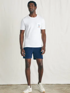 T-Shirts & Henleys^Faherty Brand Sunwashed Graphic Tee - White