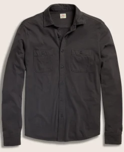 Shirts^Faherty Brand Sunwashed Knit Shirt - Washed Black