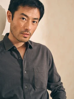 Shirts^Faherty Brand Sunwashed Knit Shirt (Single Pocket) (Tall) - Washed Black