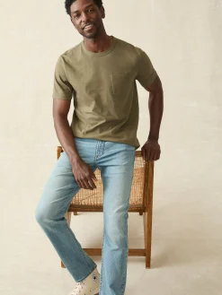 T-Shirts & Henleys^Faherty Brand Sunwashed Pocket Tee - Olive