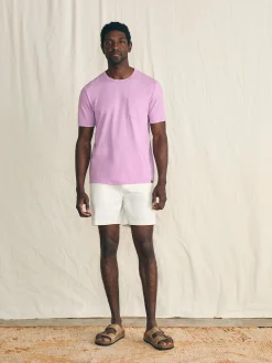 T-Shirts & Henleys^Faherty Brand Sunwashed Pocket Tee - Summer Violet
