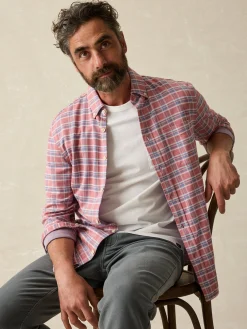 T-Shirts & Henleys^Faherty Brand Sunwashed Pocket Tee - White