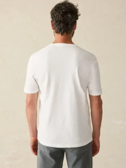 T-Shirts & Henleys^Faherty Brand Sunwashed Pocket Tee - White