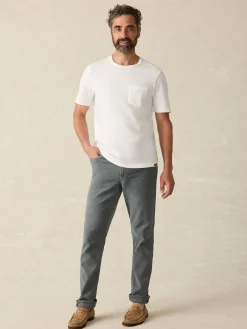 T-Shirts & Henleys^Faherty Brand Sunwashed Pocket Tee (Tall) - White