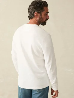 Hoodies & Sweatshirts|Lounge^Faherty Brand Sunwashed Slub Crew (Tall) - White