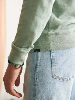 Hoodies & Sweatshirts|Lounge^Faherty Brand Sunwashed Slub Hoodie - Faded Sage