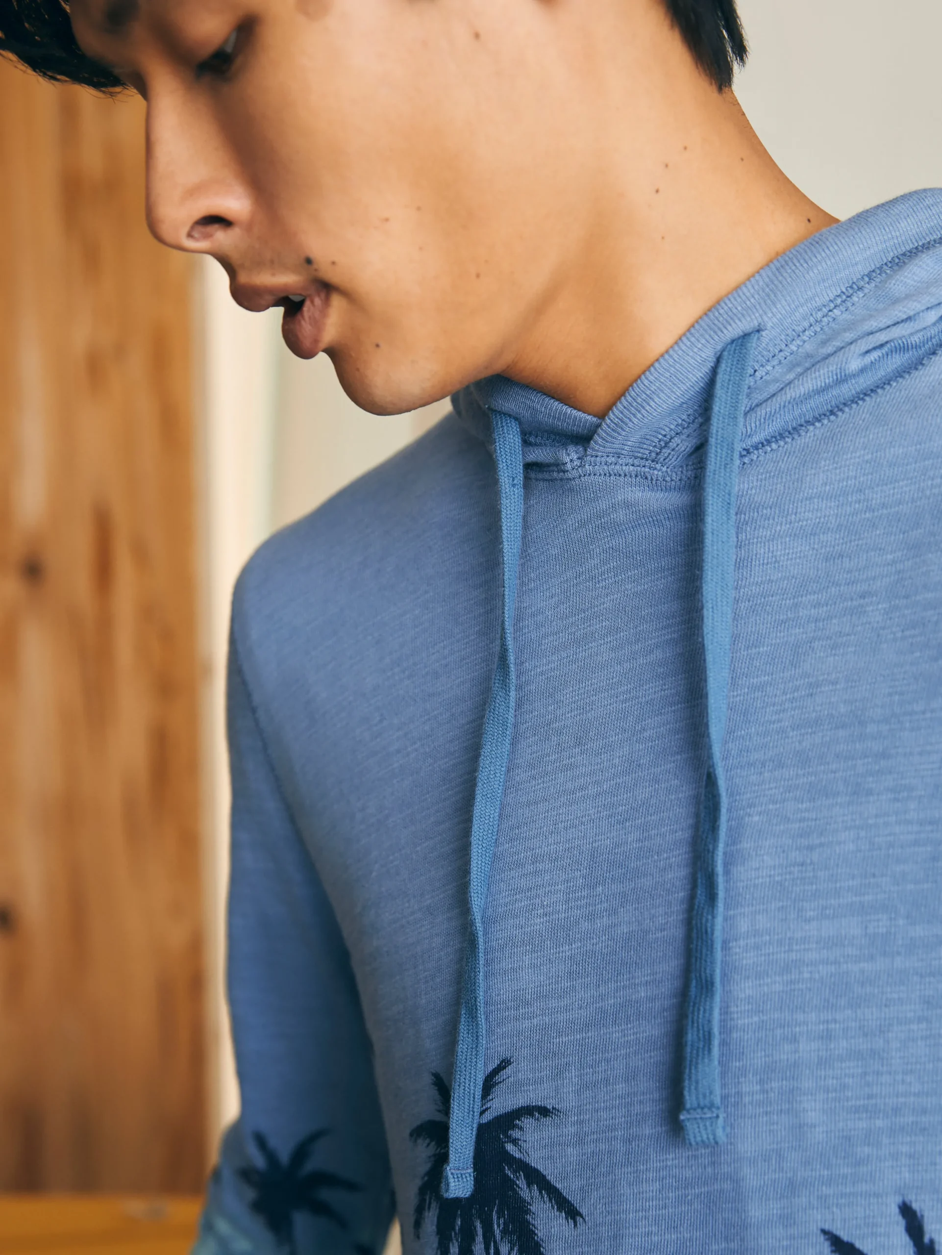 Hoodies & Sweatshirts^Faherty Brand Sunwashed Slub Hoodie - Palm Rainbow Ombre