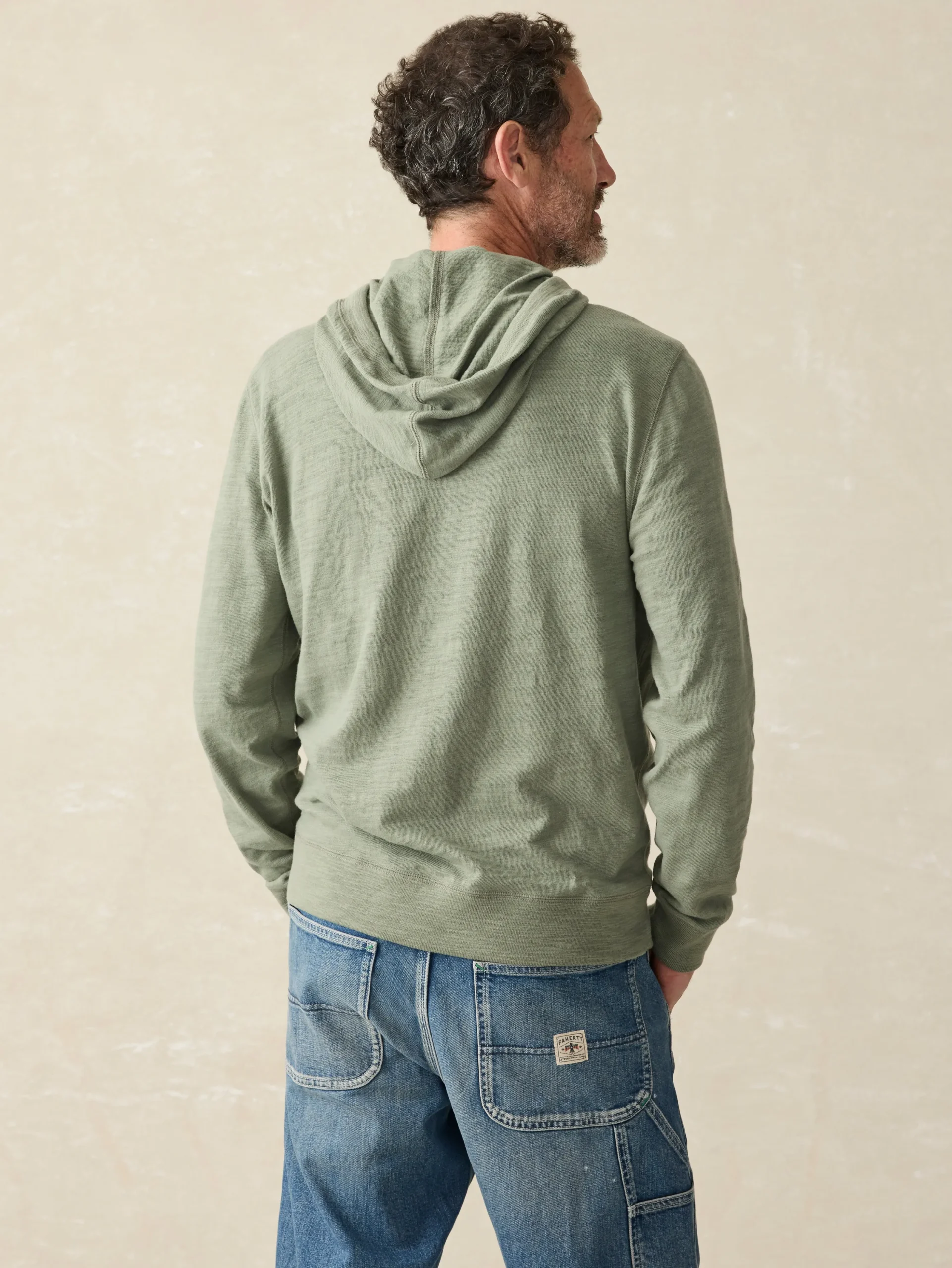 Hoodies & Sweatshirts^Faherty Brand Sunwashed Slub Hoodie (Tall) - Clover Creek