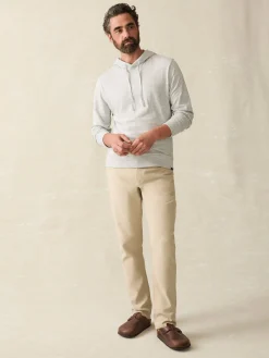 Hoodies & Sweatshirts^Faherty Brand Sunwashed Slub Hoodie (Tall) - Light Grey Heather