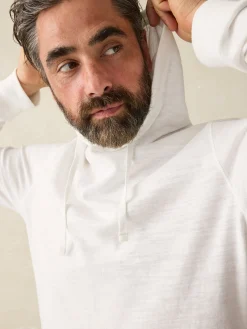 Hoodies & Sweatshirts|Lounge^Faherty Brand Sunwashed Slub Hoodie (Tall) - White