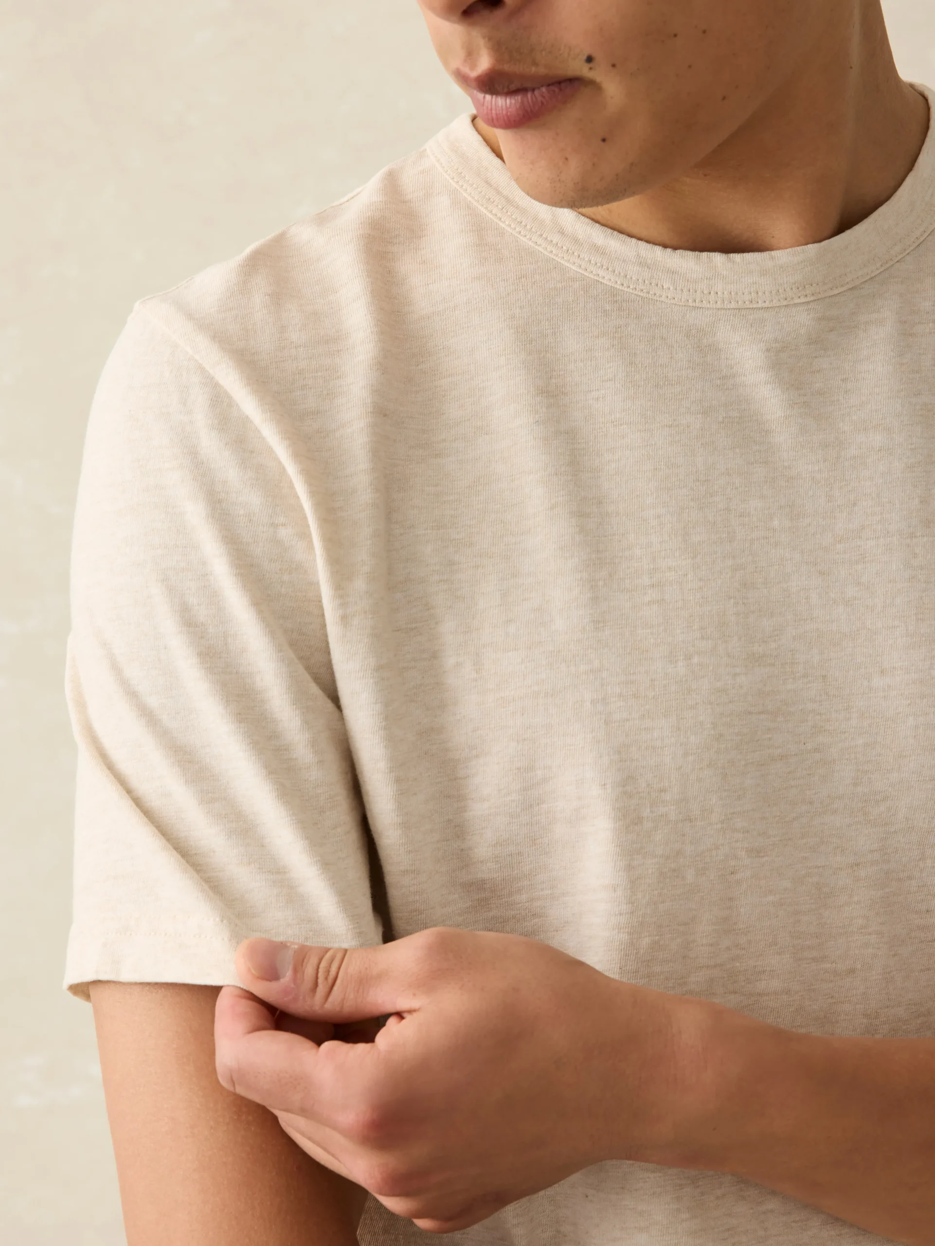 T-Shirts & Henleys^Faherty Brand Sunwashed Tee (Tall) - Arctic Frost Heather