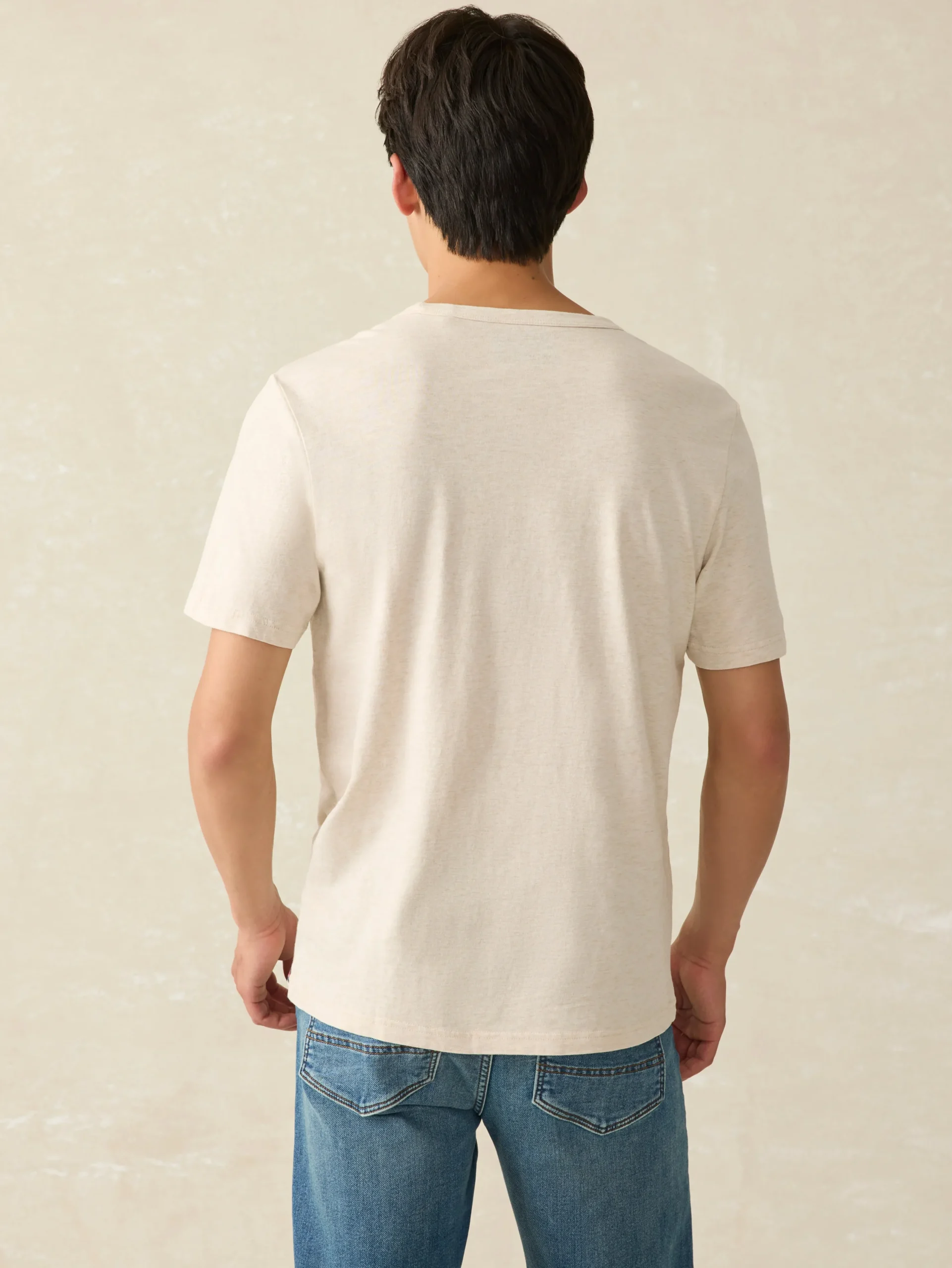 T-Shirts & Henleys^Faherty Brand Sunwashed Tee (Tall) - Arctic Frost Heather