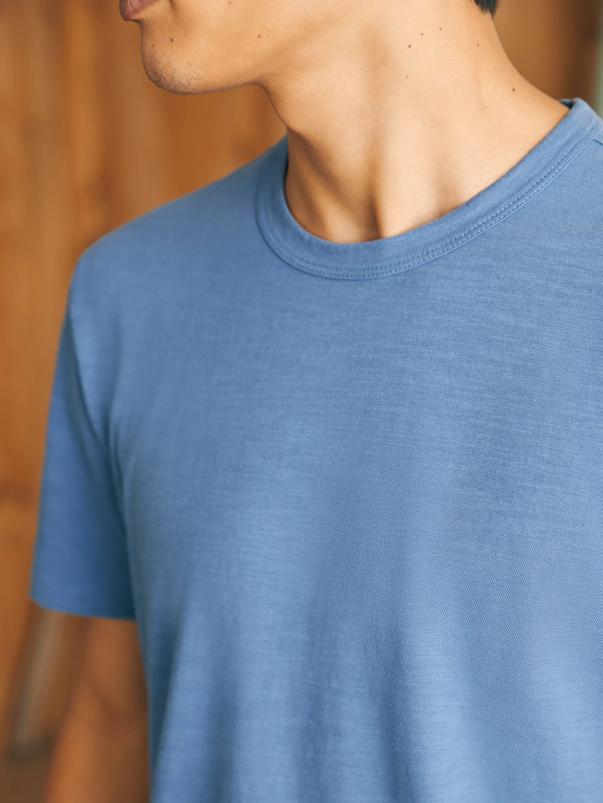 T-Shirts & Henleys^Faherty Brand Sunwashed Tee (Tall) - Blue Horizon