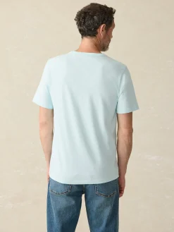 T-Shirts & Henleys^Faherty Brand Sunwashed Tee (Tall) - Blue Oasis
