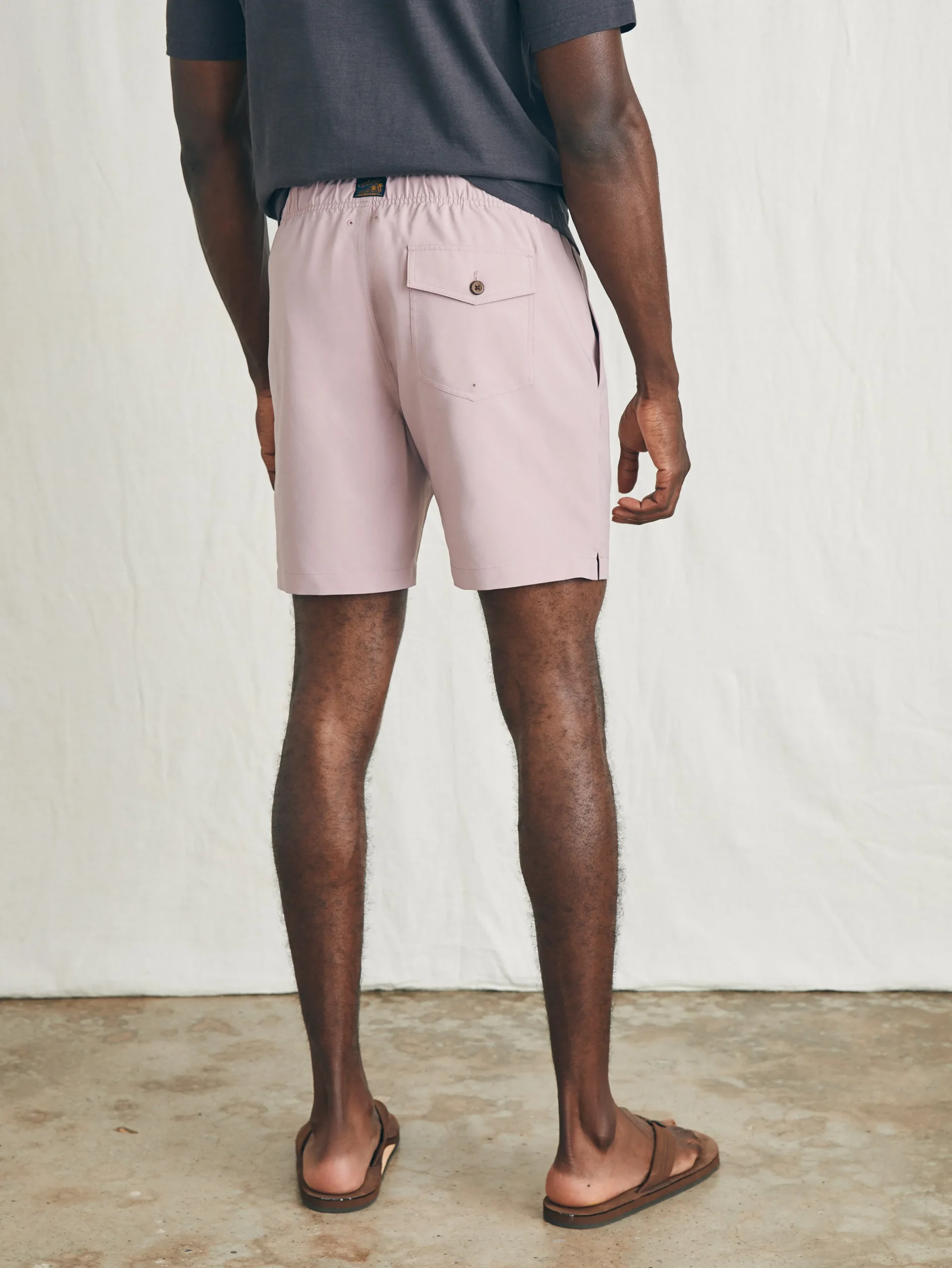 Swim^Faherty Brand Sunwashed Trunk - Autumn Quartz