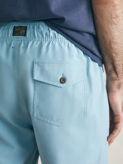 Swim^Faherty Brand Sunwashed Trunk - Patina Pool