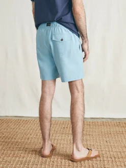 Swim^Faherty Brand Sunwashed Trunk - Patina Pool