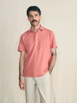 Polo Shirts|T-Shirts & Henleys^Faherty Brand Sunwashed T-Shirt Polo - Faded Flag