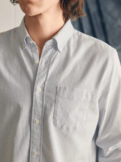 Shirts^Faherty Brand Supima Oxford Shirt - Classic Stripe