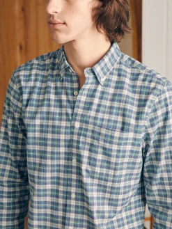 Shirts^Faherty Brand Supima Oxford Shirt - Woodhill Plaid