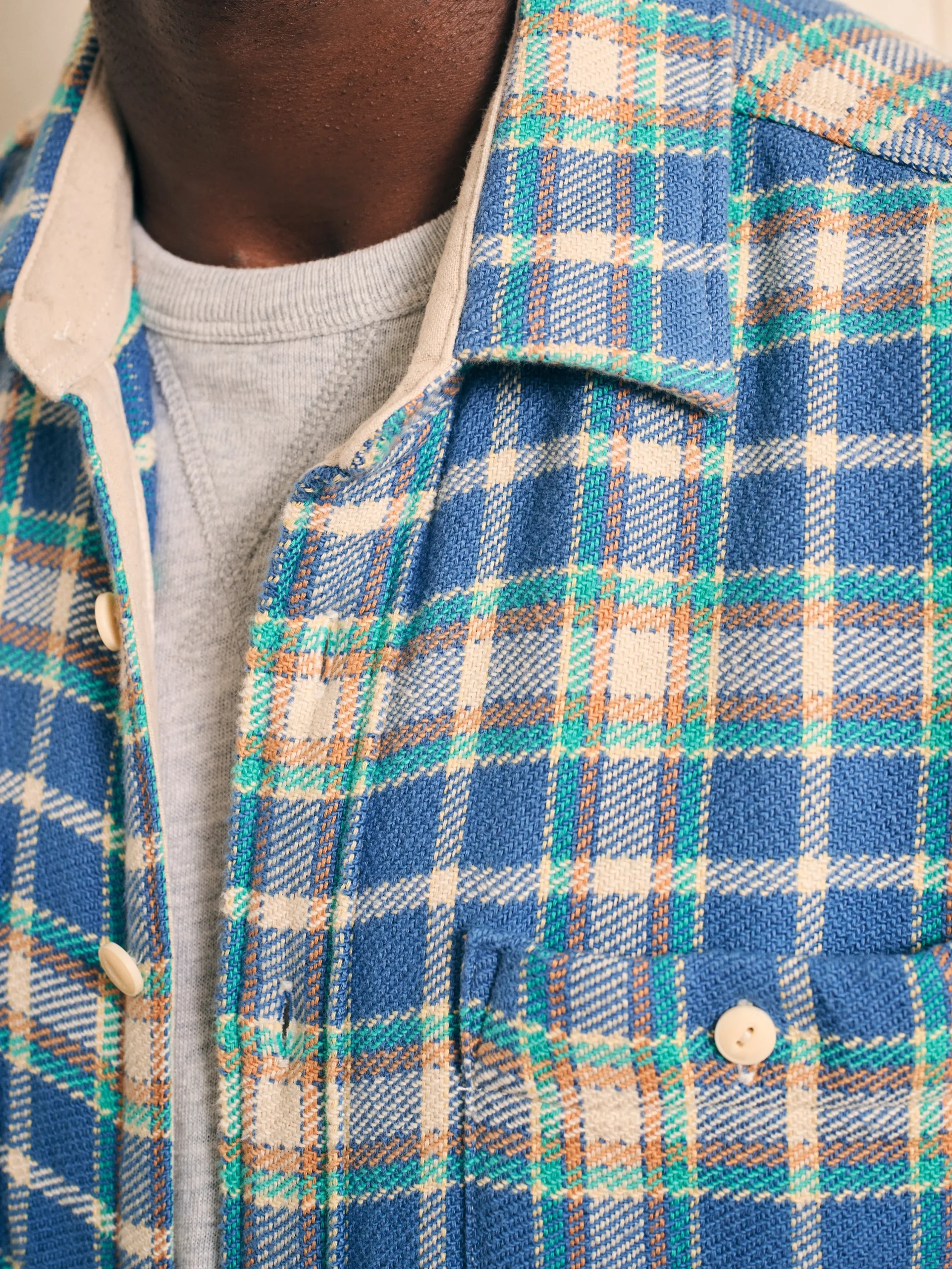 Shirts^Faherty Brand Surf Flannel - Landing Point Plaid