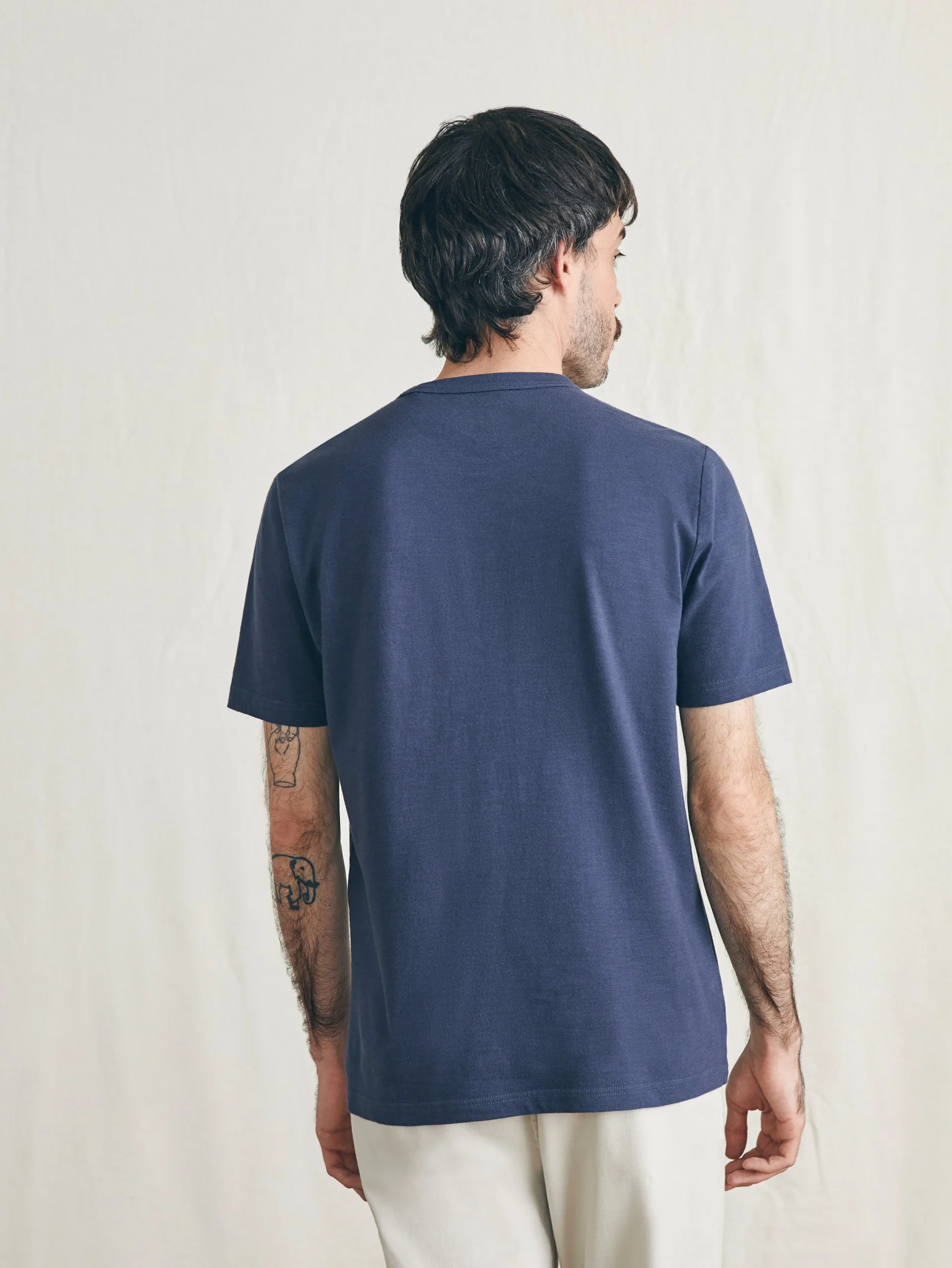 T-Shirts & Henleys^Faherty Brand Surf Stripe Sunwashed Tee (Tall) - Dune Navy