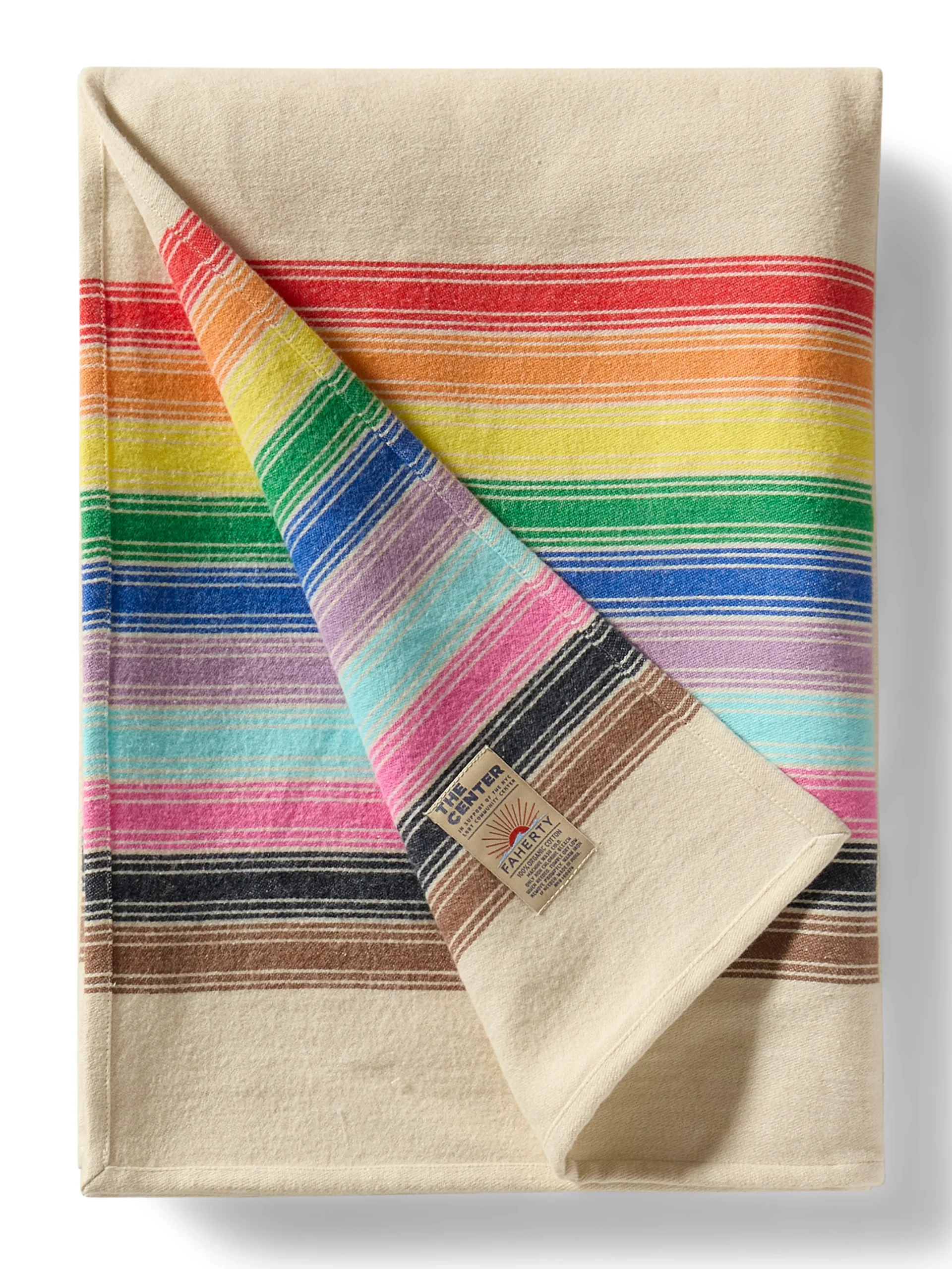 Home & More|Home & More^Faherty Brand The Center Blanket - Pride
