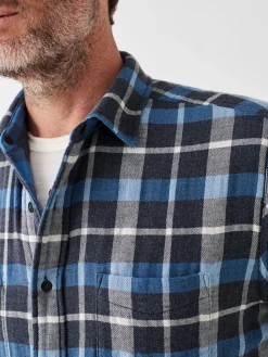 Shirts^Faherty Brand The Reversible Shirt - Cobalt Nights Buffalo