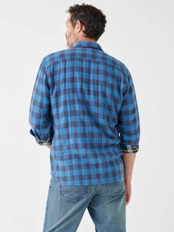 Shirts^Faherty Brand The Reversible Shirt - Cobalt Nights Buffalo