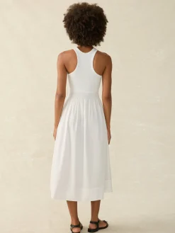 Dresses^Faherty Brand Tropical Cotton Ribbed Tank Dress - Bright White