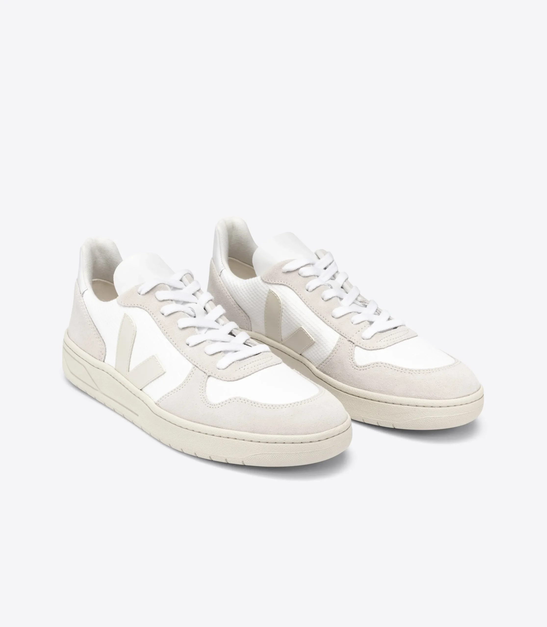 Shoes^Faherty Brand VEJA Men's V-10 - White Natural Pierre
