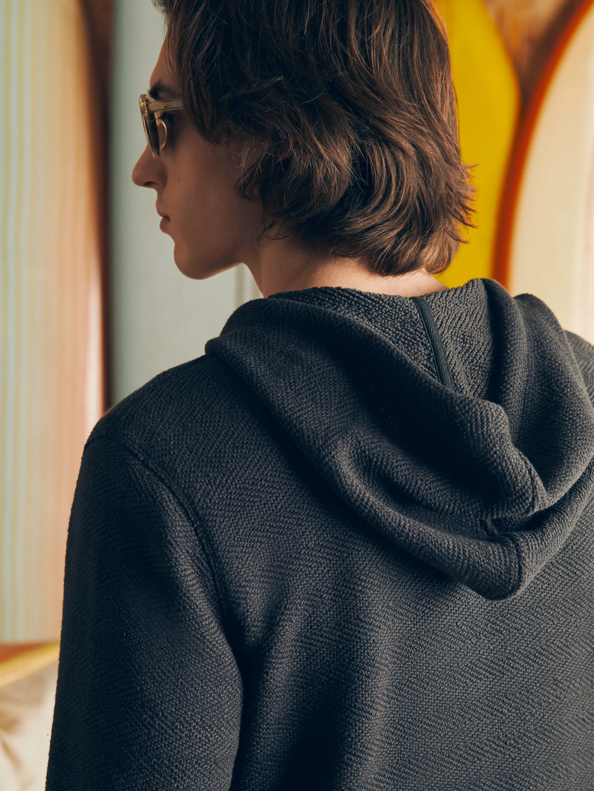 Hoodies & Sweatshirts|Lounge^Faherty Brand Whitewater Full Zip Hoodie (Tall) - Washed Black